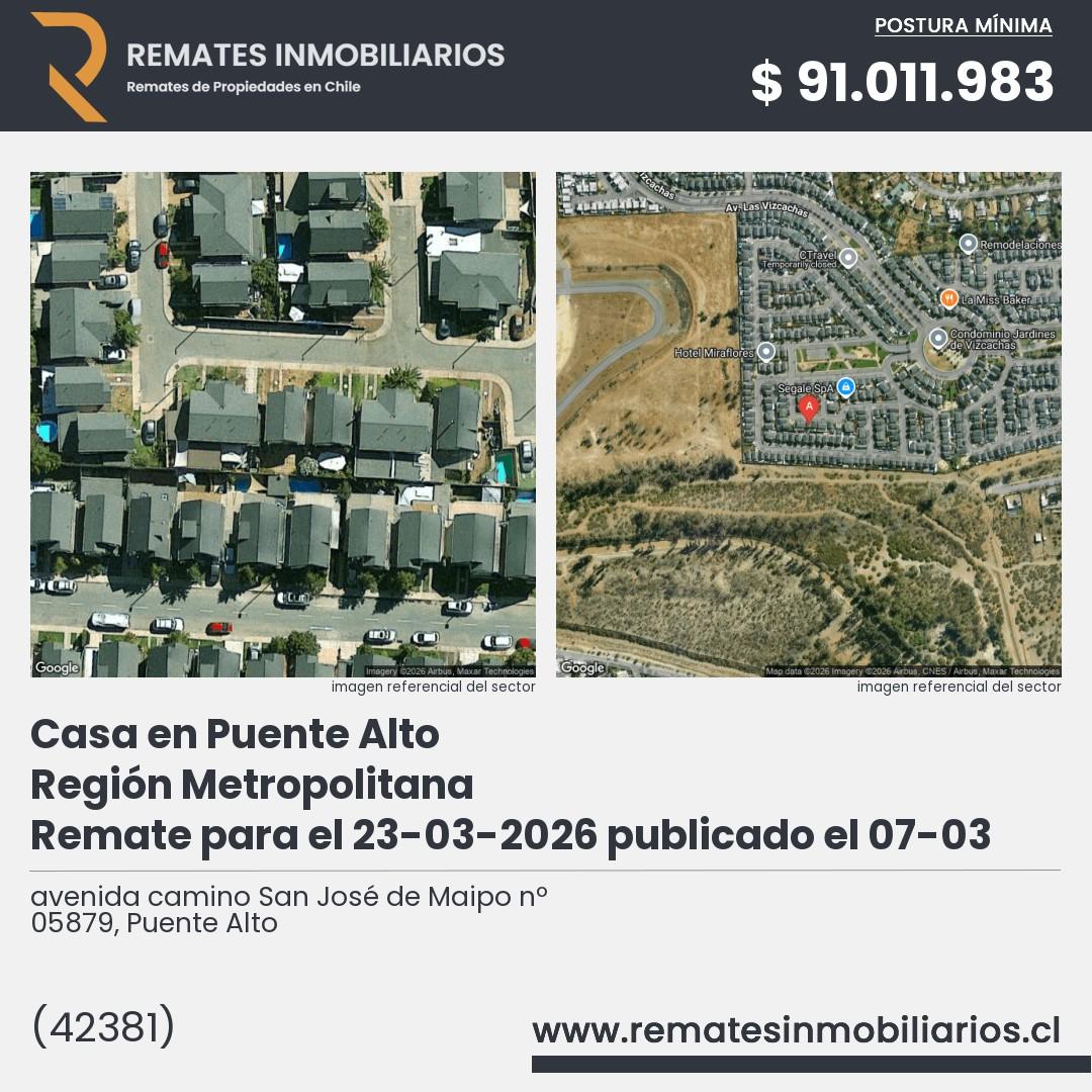 Imagen ficha avenida camino San José de Maipo nº 05879, Puente Alto