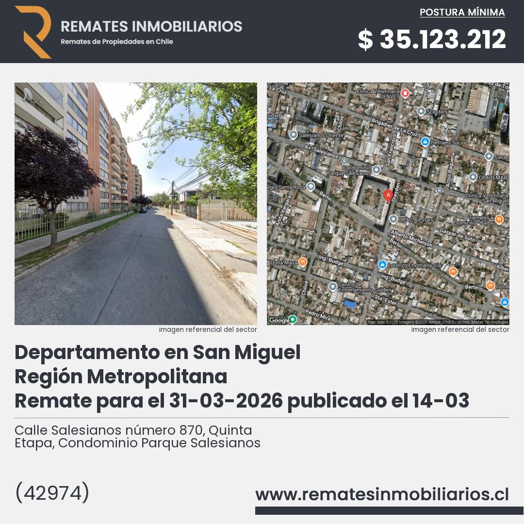 Imagen ficha Calle Salesianos número 870, Quinta Etapa, Condominio Parque Salesianos