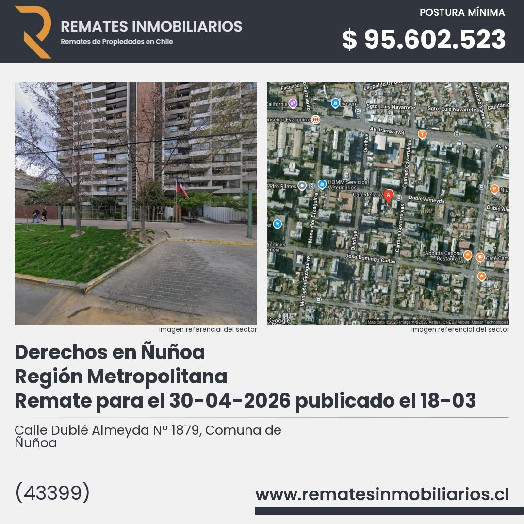 Imagen ficha Calle Dublé Almeyda Nº 1879, Comuna de Ñuñoa