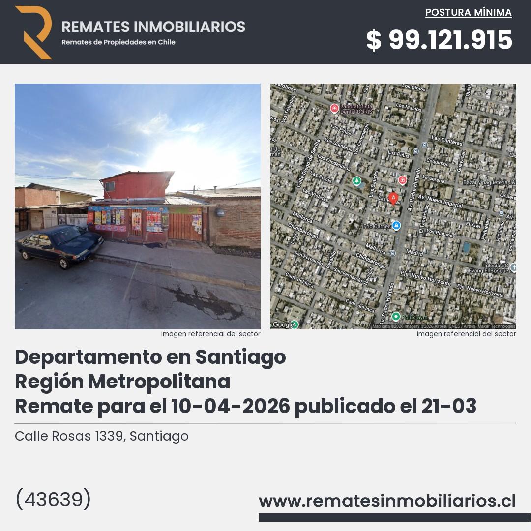 Imagen ficha Calle Rosas 1339, Santiago