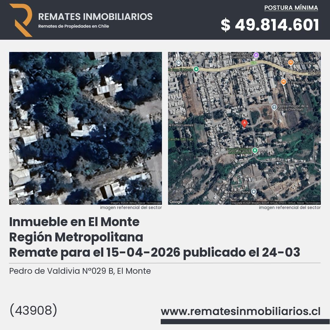 Imagen ficha Pedro de Valdivia N°029 B, El Monte