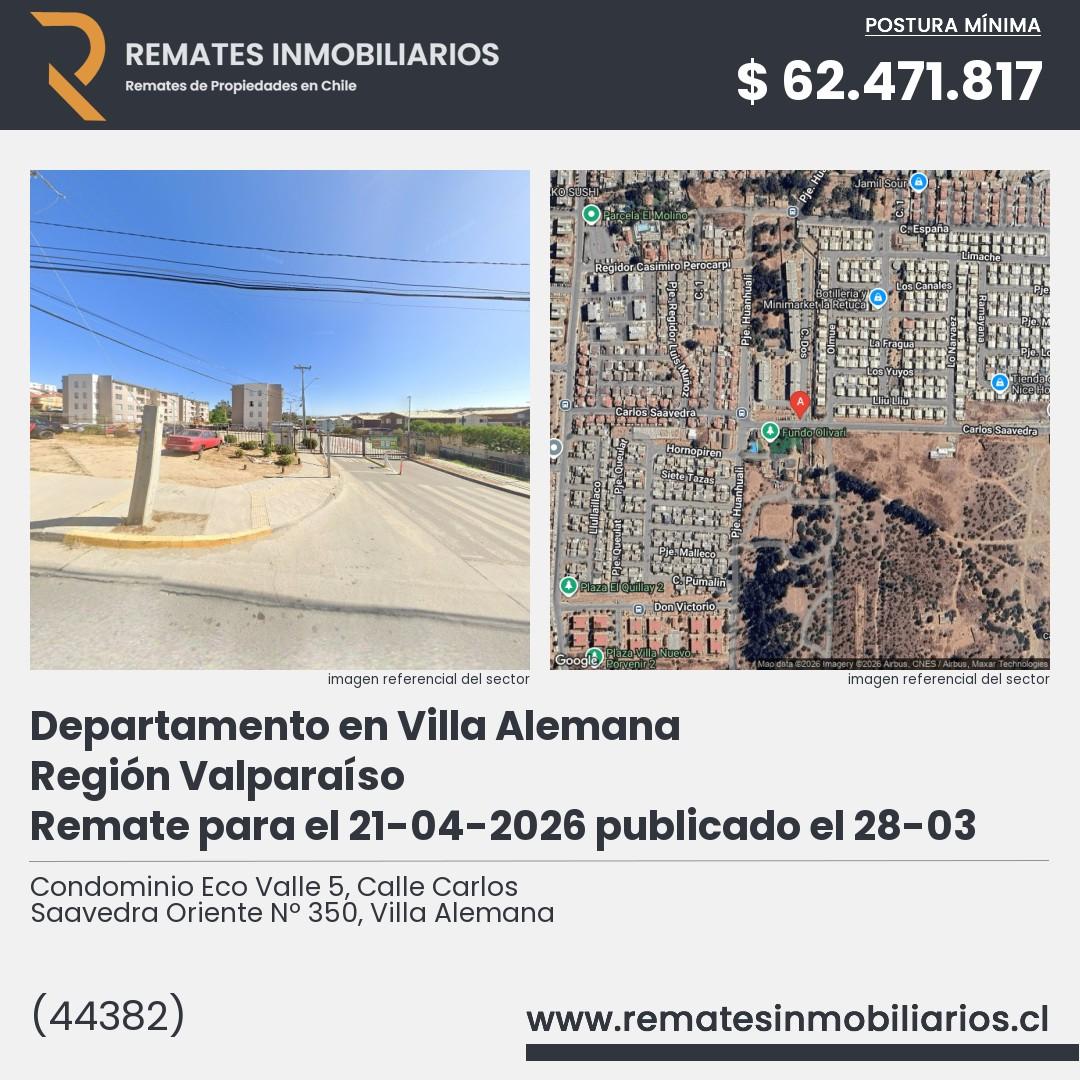 Imagen ficha Condominio Eco Valle 5, Calle Carlos Saavedra Oriente Nº 350, Villa Alemana