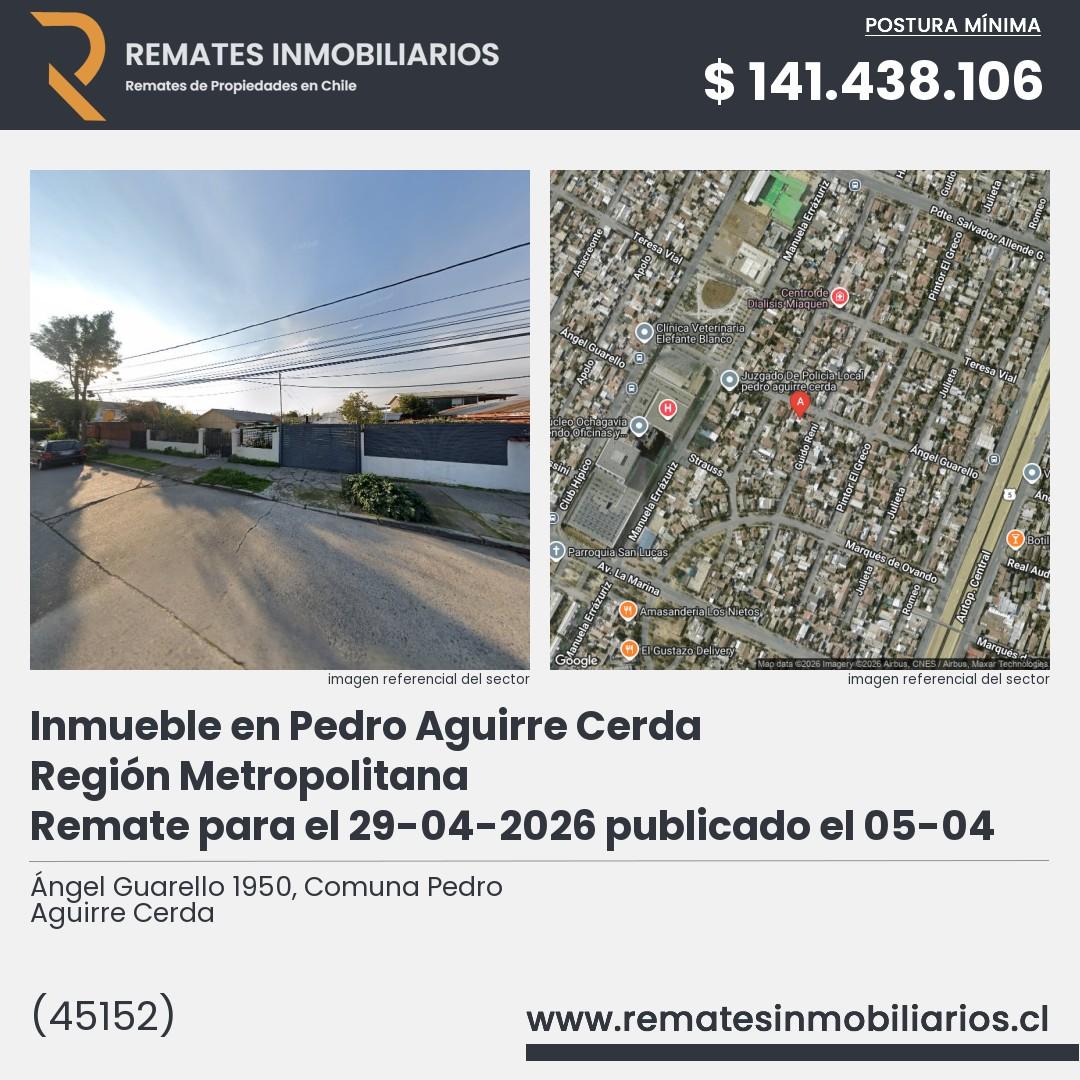 Imagen ficha Ángel Guarello 1950, Comuna Pedro Aguirre Cerda