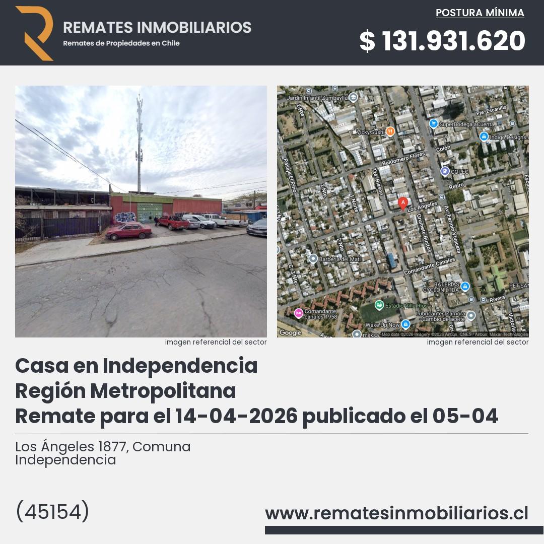 Imagen ficha Los Ángeles 1877, Comuna Independencia