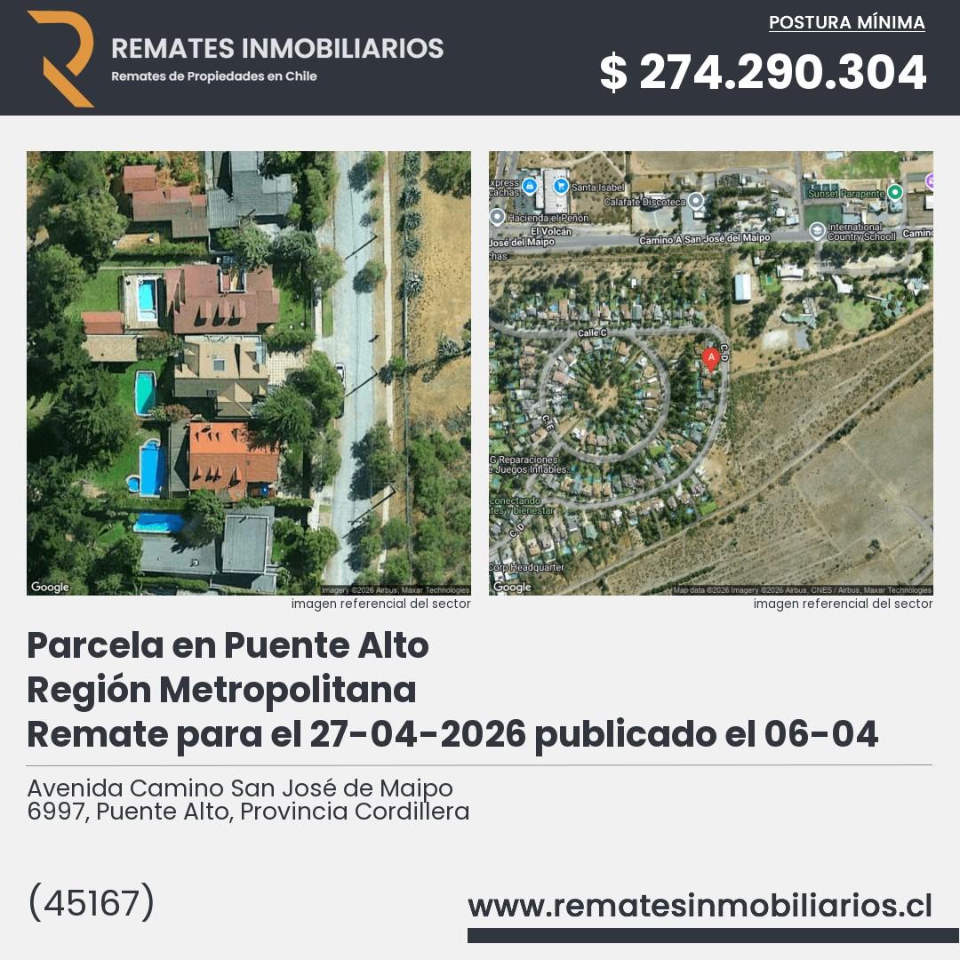 Imagen ficha Avenida Camino San José de Maipo 6997, Puente Alto, Provincia Cordillera