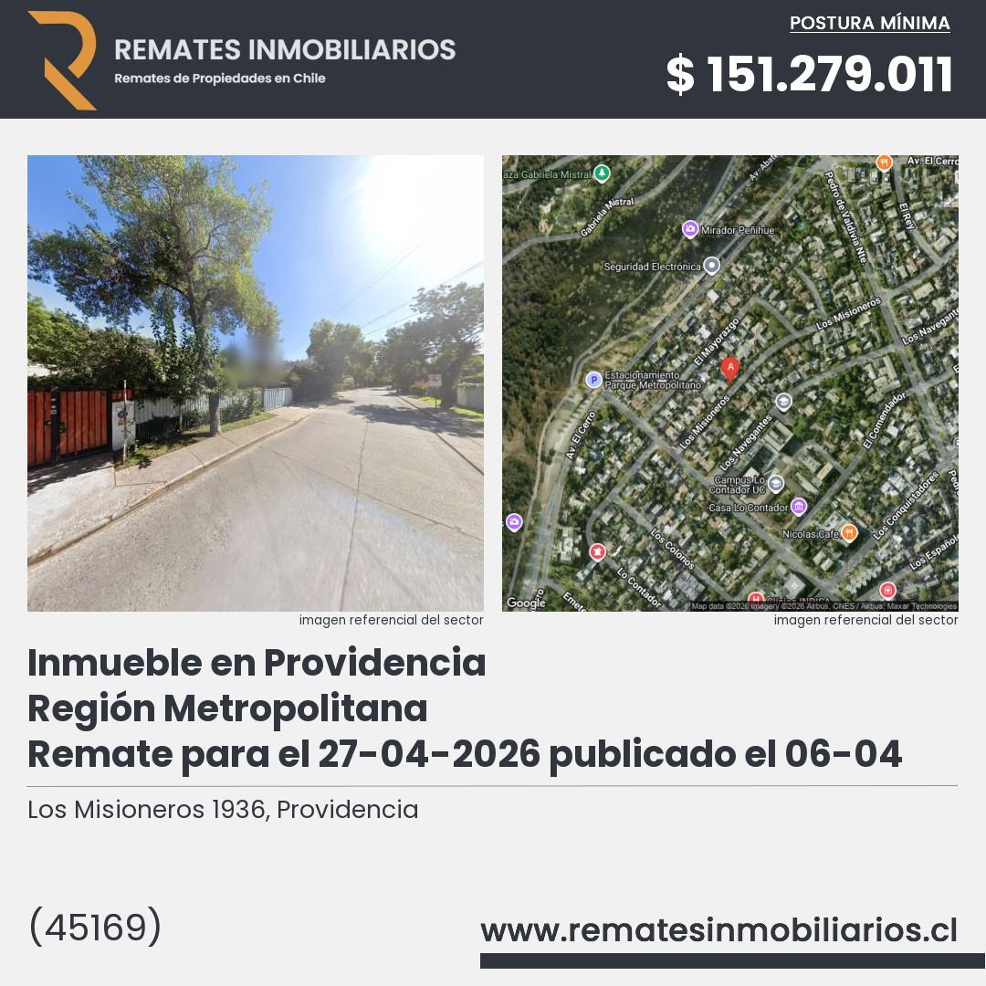 Imagen ficha Los Misioneros 1936, Providencia