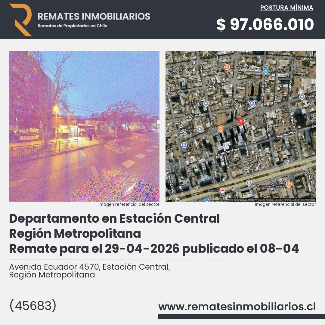 Imagen ficha Avenida Ecuador 4570, Estación Central, Región Metropolitana