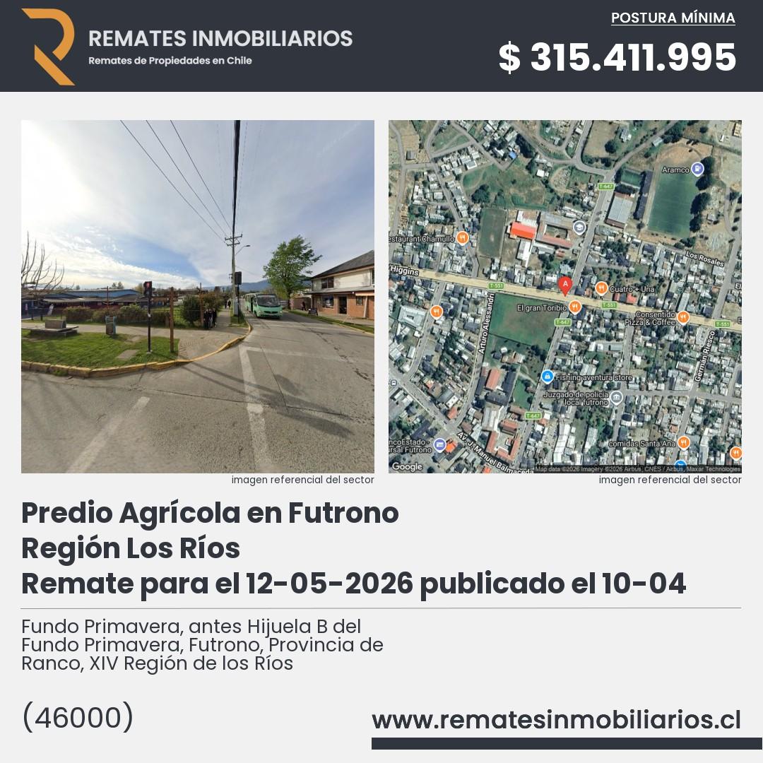 Imagen ficha Fundo Primavera, antes Hijuela B del Fundo Primavera, Futrono, Provincia de Ranco, XIV Región de los Ríos