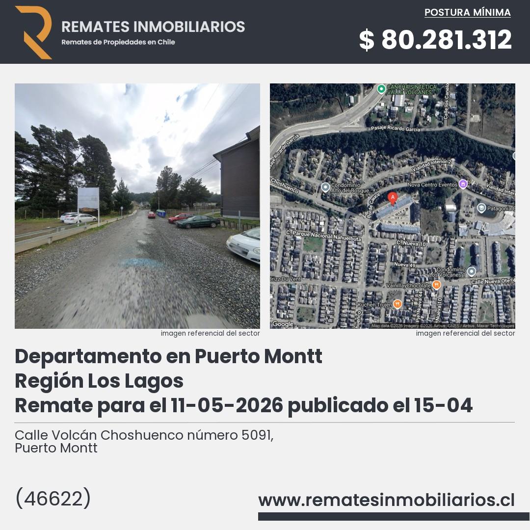 Imagen ficha Calle Volcán Choshuenco número 5091, Puerto Montt