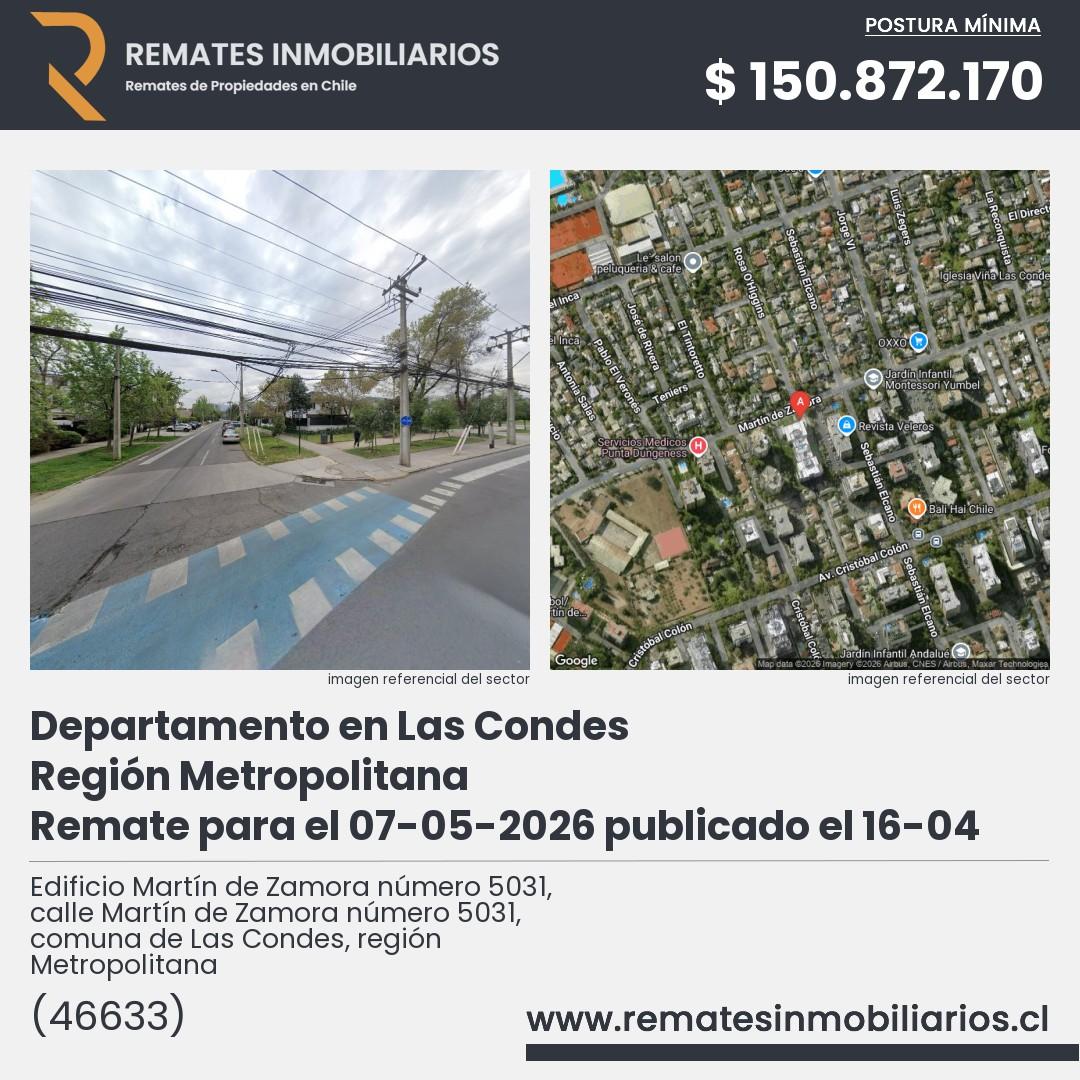 Imagen ficha Edificio Martín de Zamora número 5031, calle Martín de Zamora número 5031, comuna de Las Condes, región Metropolitana