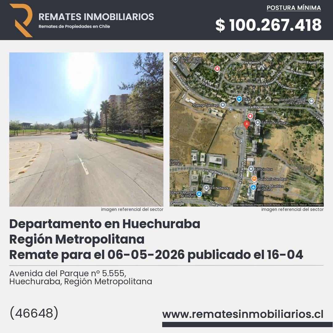 Imagen ficha Avenida del Parque nº 5.555, Huechuraba, Región Metropolitana