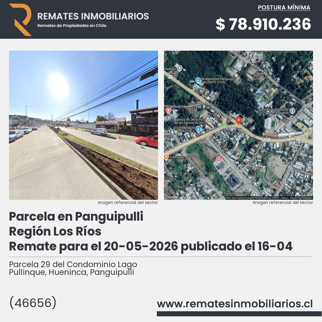 Imagen ficha Parcela 29 del Condominio Lago Pullinque, Hueninca, Panguipulli