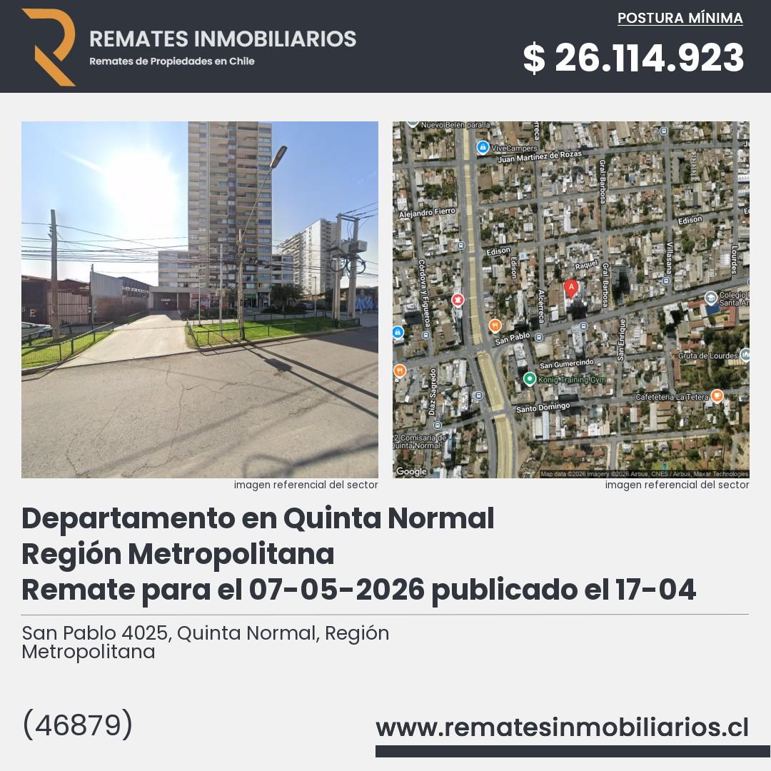 Imagen ficha San Pablo 4025, Quinta Normal, Región Metropolitana