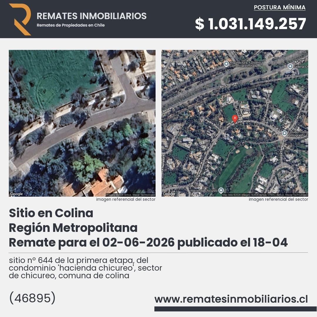 Imagen ficha sitio nº 644 de la primera etapa, del condominio 