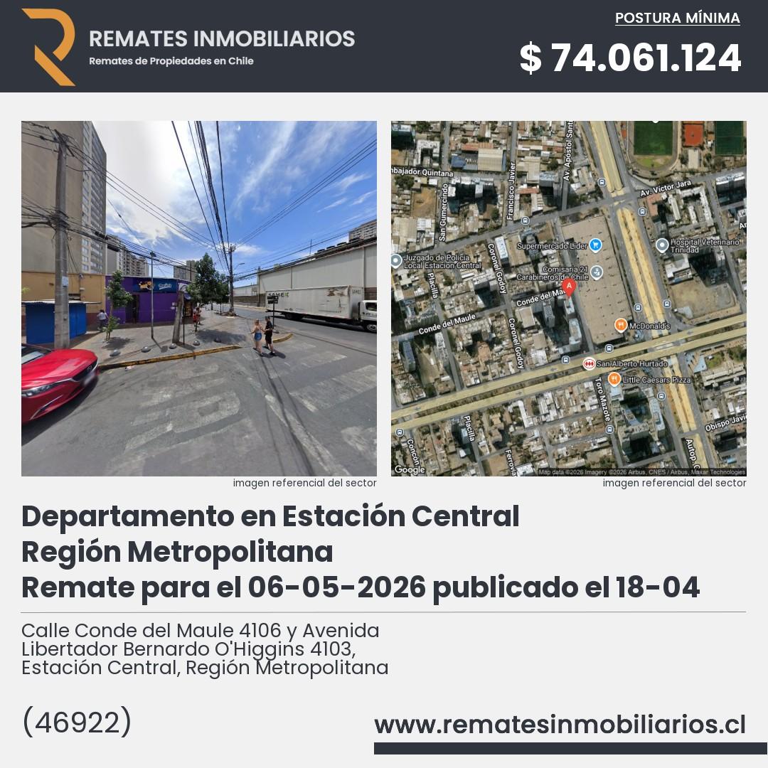 Imagen ficha Calle Conde del Maule 4106 y Avenida Libertador Bernardo O