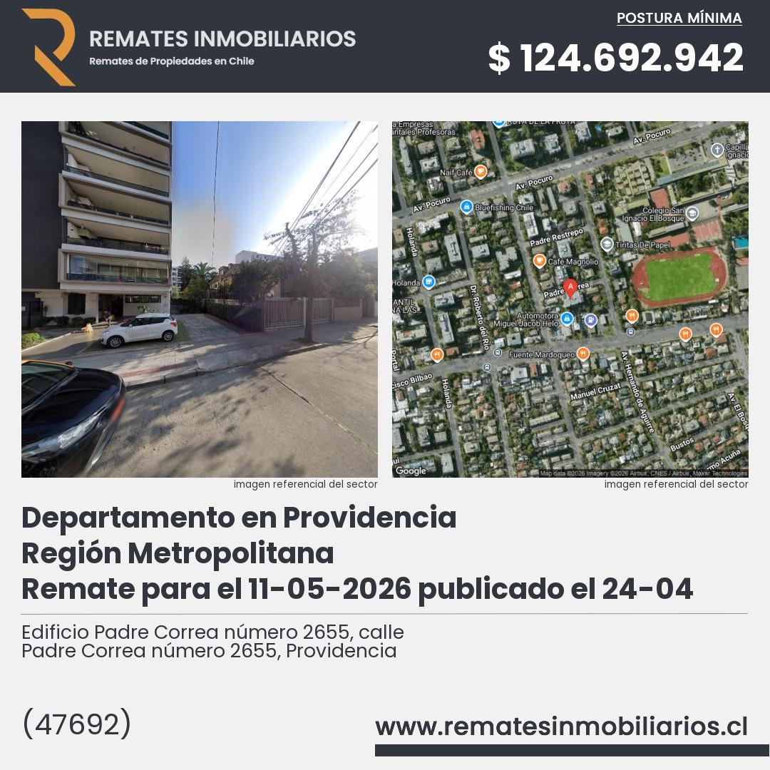 Imagen ficha Edificio Padre Correa número 2655, calle Padre Correa número 2655, Providencia