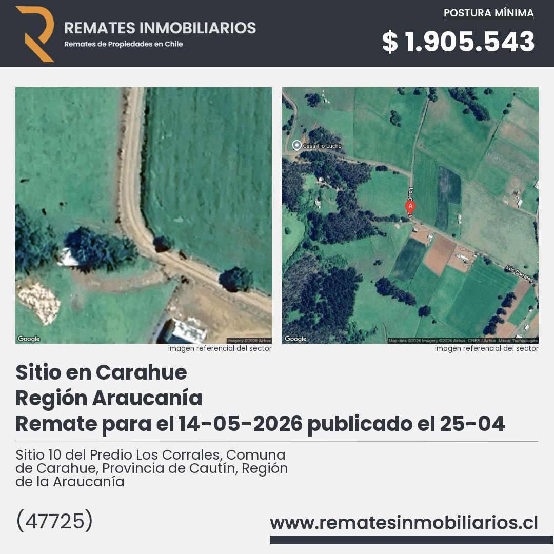 Imagen ficha Sitio 10 del Predio Los Corrales, Comuna de Carahue, Provincia de Cautín, Región de la Araucanía