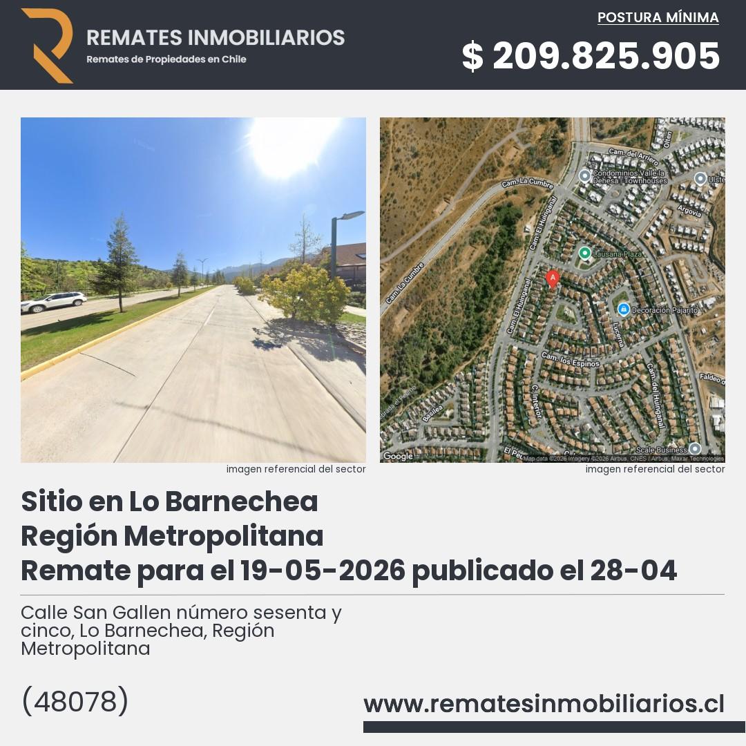 Imagen ficha Calle San Gallen número sesenta y cinco, Lo Barnechea, Región Metropolitana