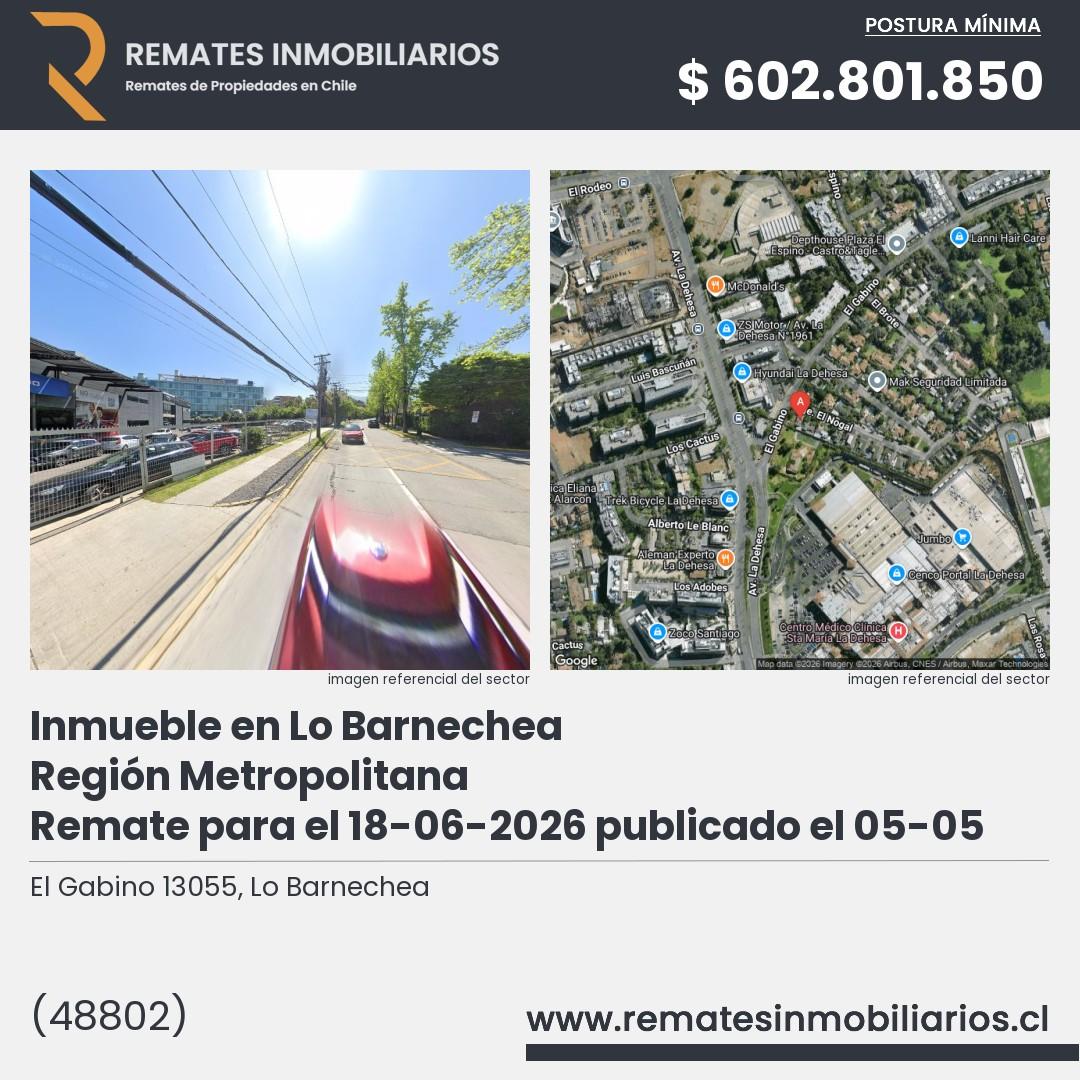 Imagen ficha El Gabino 13055, Lo Barnechea