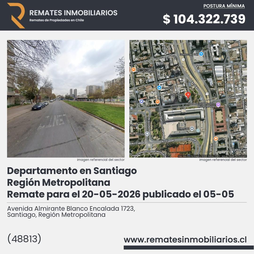 Imagen ficha Avenida Almirante Blanco Encalada 1723, Santiago, Región Metropolitana