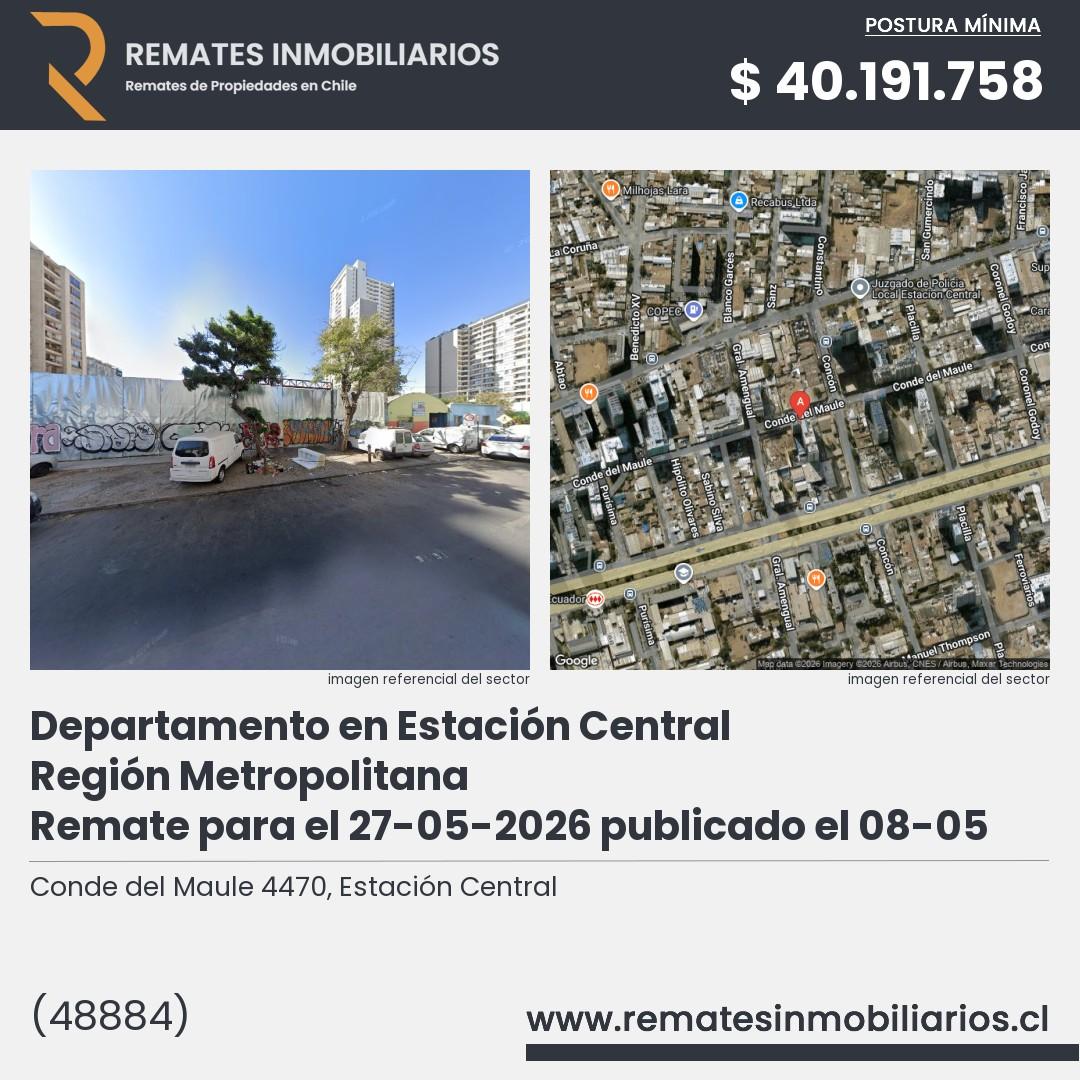 Imagen ficha Conde del Maule 4470, Estación Central