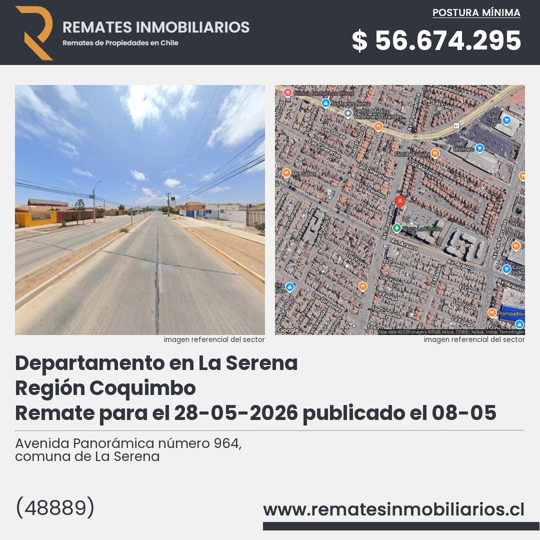 Imagen ficha Avenida Panorámica número 964, comuna de La Serena