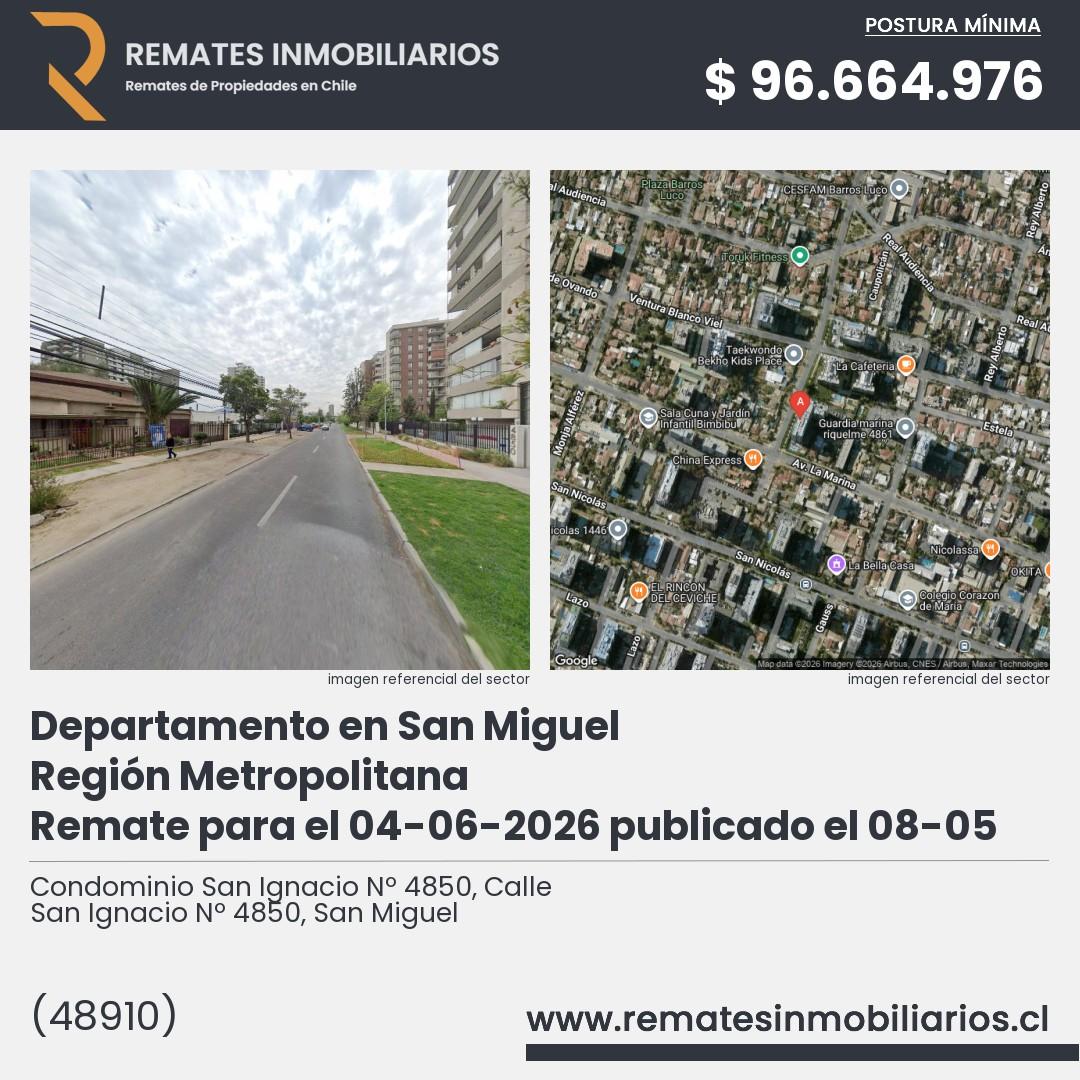 Imagen ficha Condominio San Ignacio Nº 4850, Calle San Ignacio Nº 4850, San Miguel