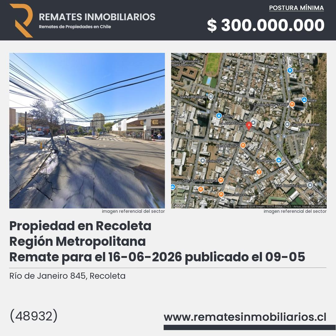 Imagen ficha Río de Janeiro 845, Recoleta