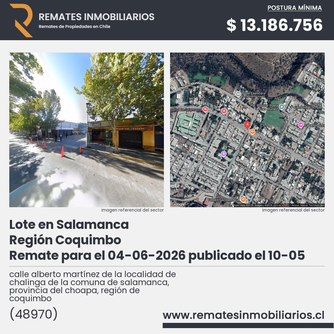 Imagen ficha calle alberto martínez de la localidad de chalinga de la comuna de salamanca, provincia del choapa, región de coquimbo