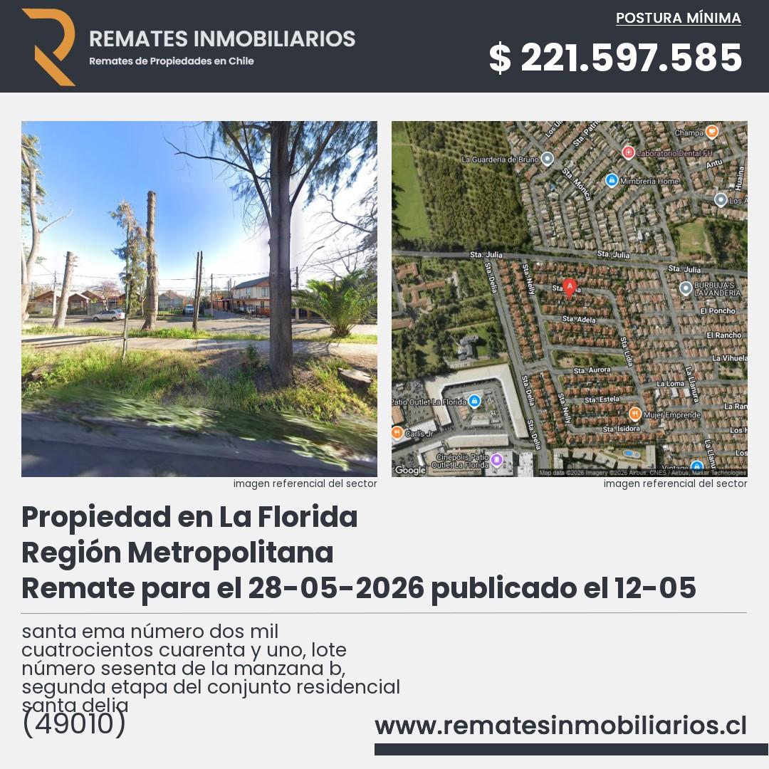 Imagen ficha santa ema número dos mil cuatrocientos cuarenta y uno, lote número sesenta de la manzana b, segunda etapa del conjunto residencial santa delia