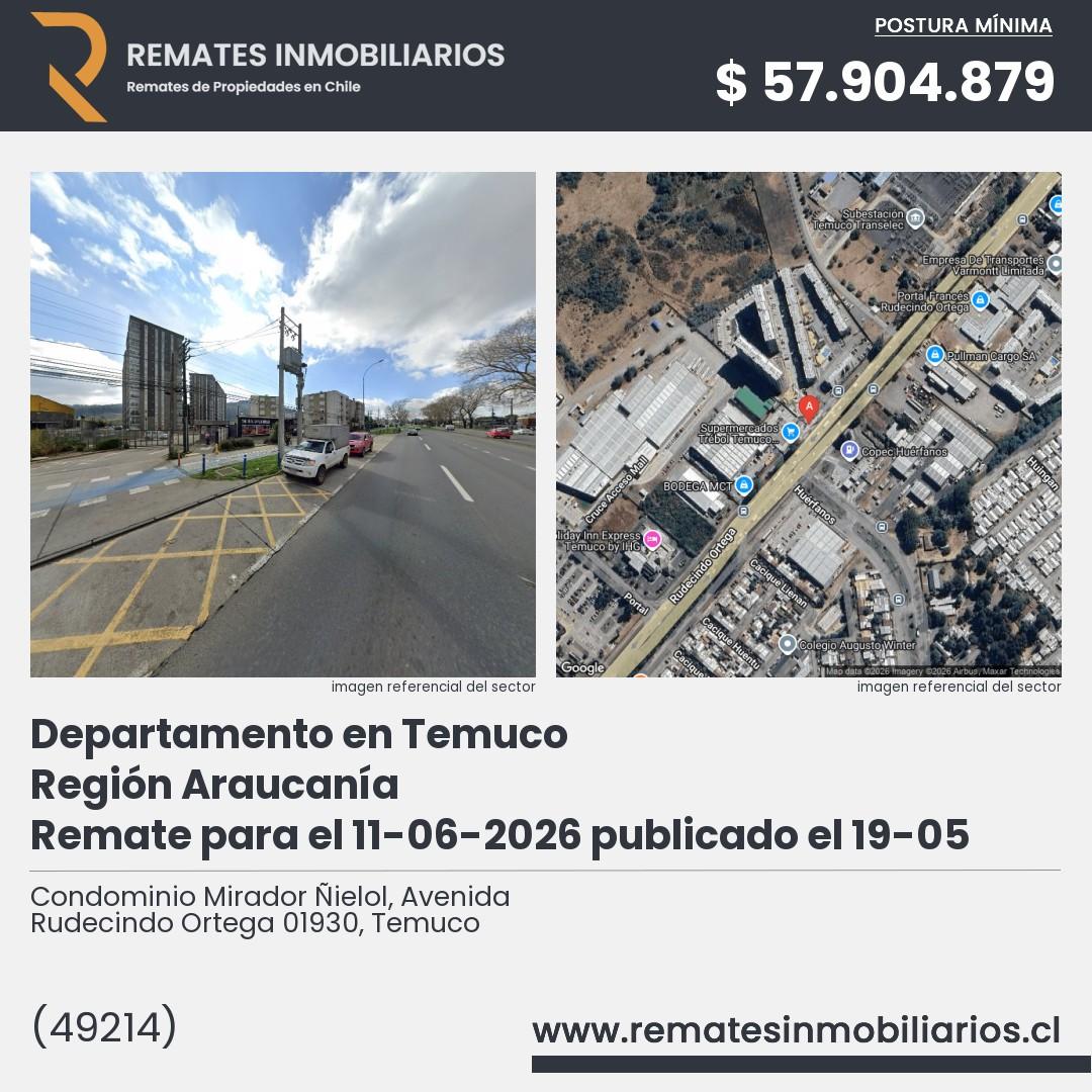 Imagen ficha Condominio Mirador Ñielol, Avenida Rudecindo Ortega 01930, Temuco