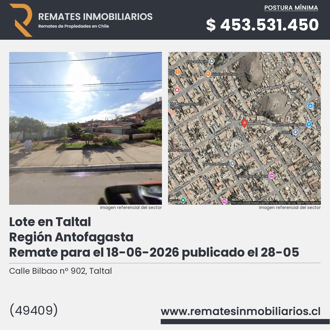 Imagen ficha Calle Bilbao nº 902, Taltal
