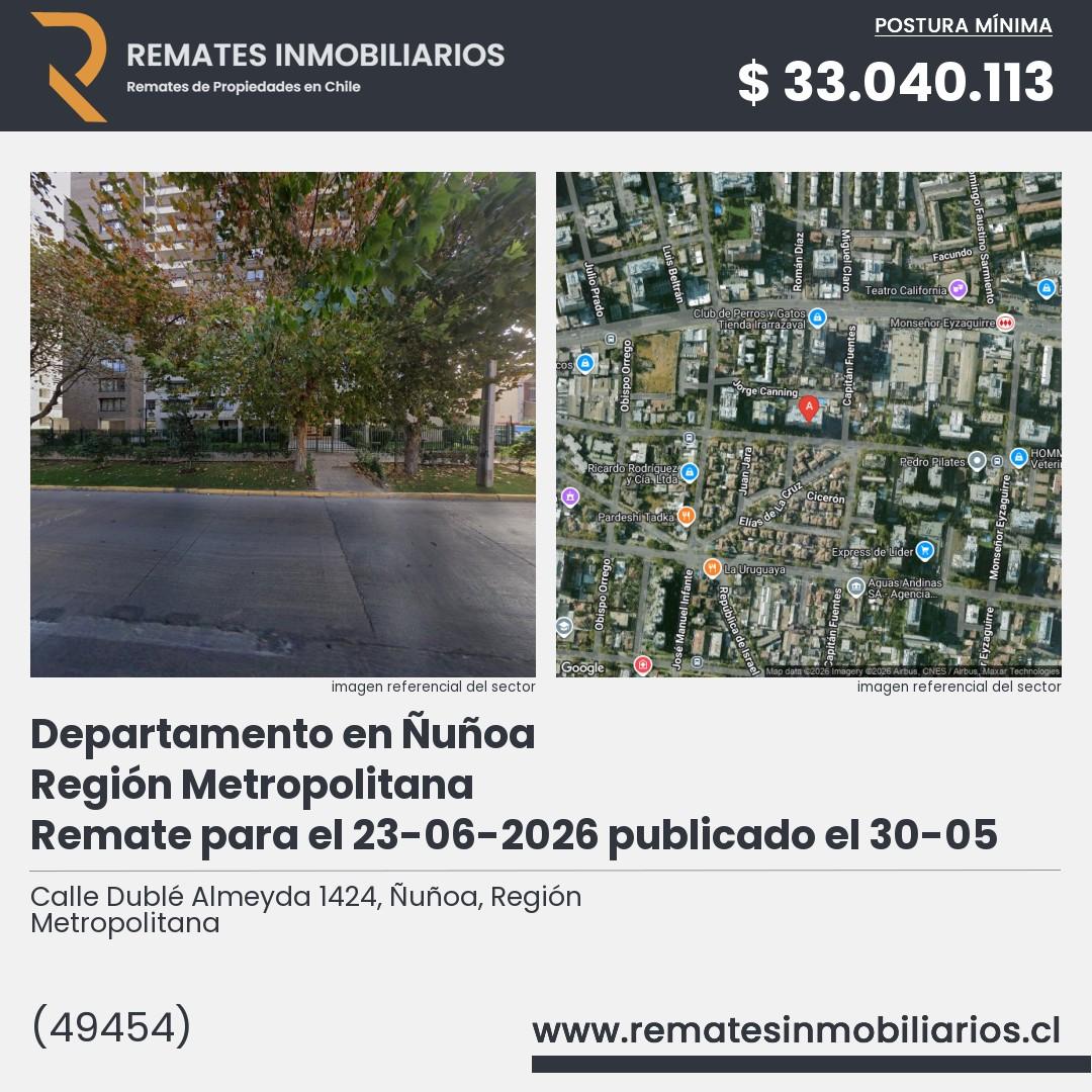 Imagen ficha Calle Dublé Almeyda 1424, Ñuñoa, Región Metropolitana