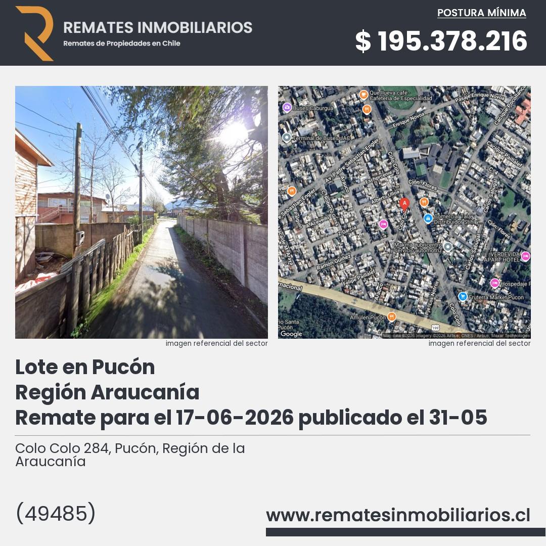 Imagen ficha Colo Colo 284, Pucón, Región de la Araucanía
