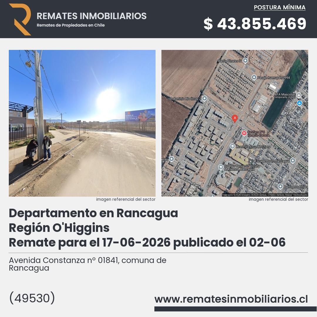 Imagen ficha Avenida Constanza nº 01841, comuna de Rancagua