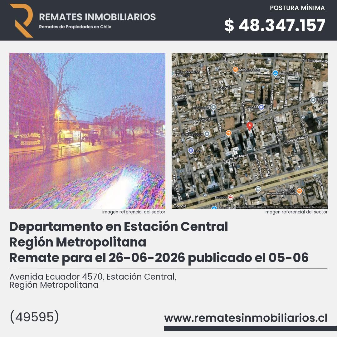 Imagen ficha Avenida Ecuador 4570, Estación Central, Región Metropolitana