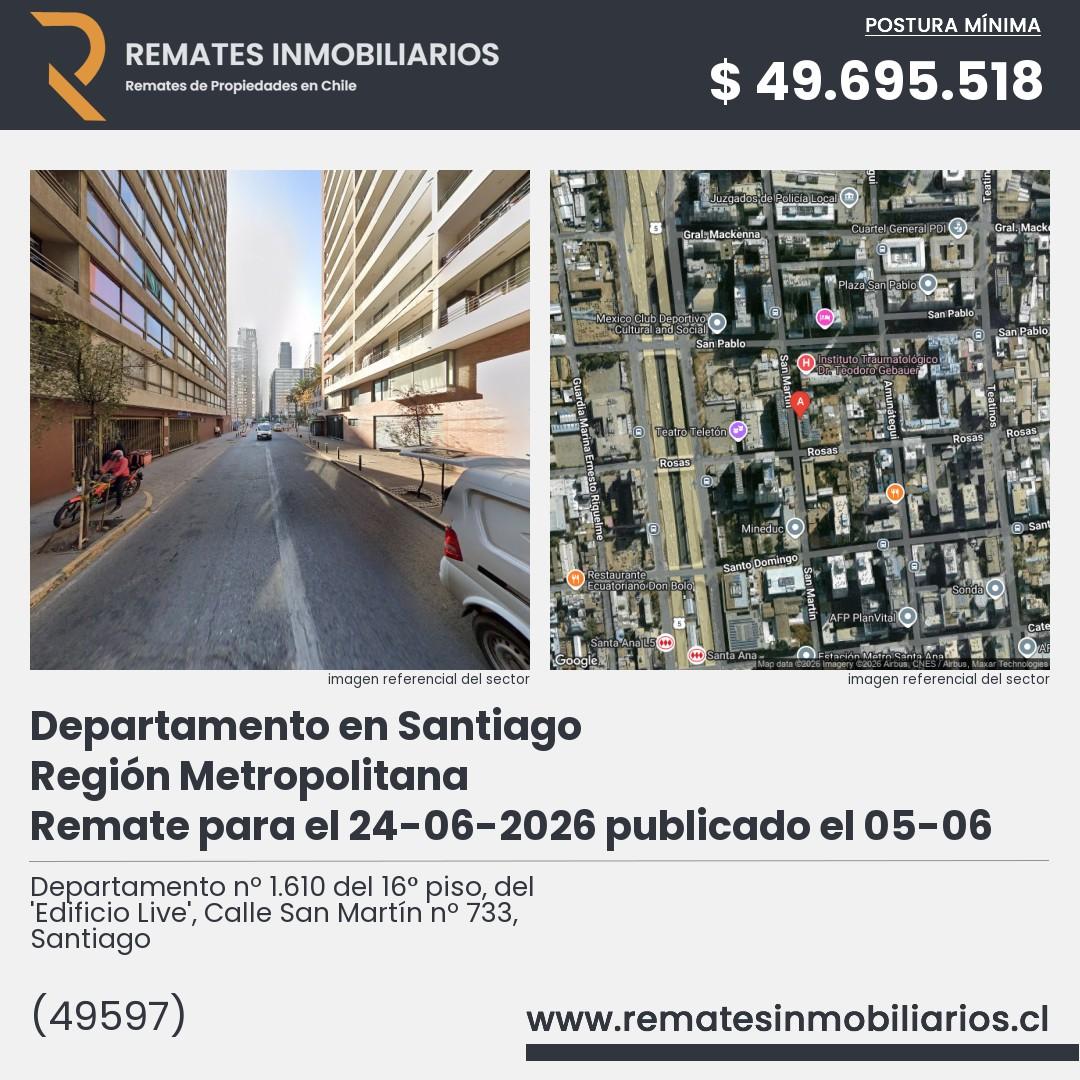 Imagen ficha Departamento nº 1.610 del 16° piso, del 