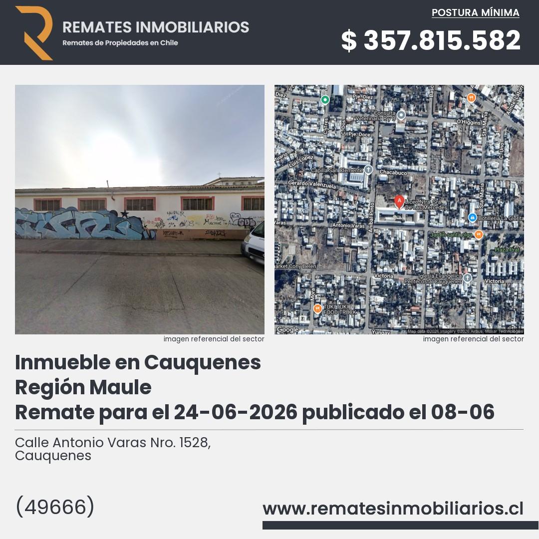 Imagen ficha Calle Antonio Varas Nro. 1528, Cauquenes
