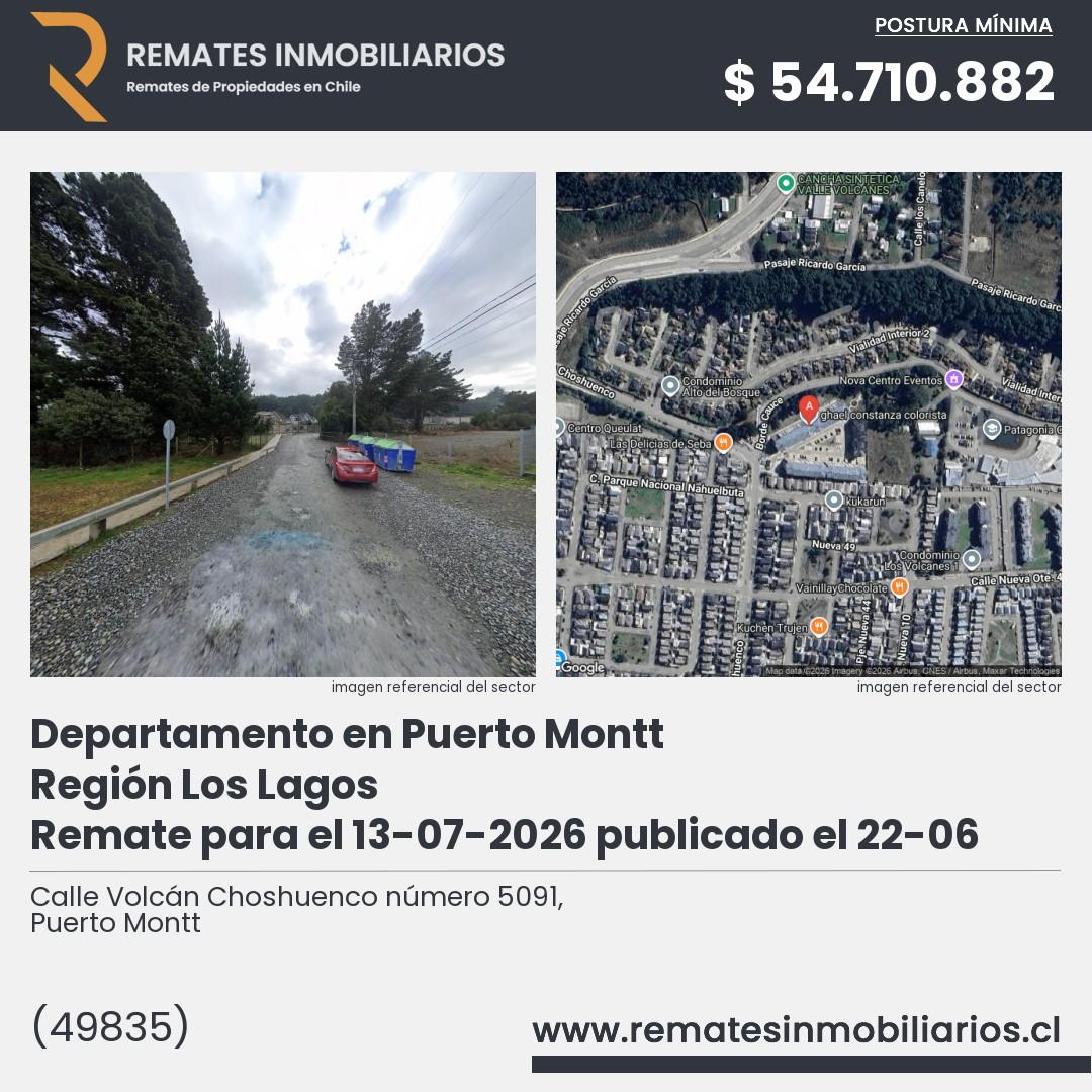 Imagen ficha Calle Volcán Choshuenco número 5091, Puerto Montt
