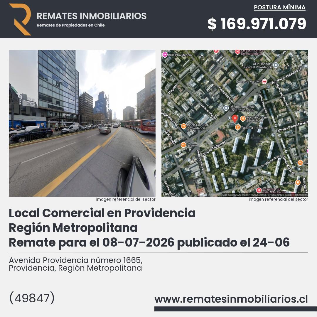 Imagen ficha Avenida Providencia número 1665, Providencia, Región Metropolitana