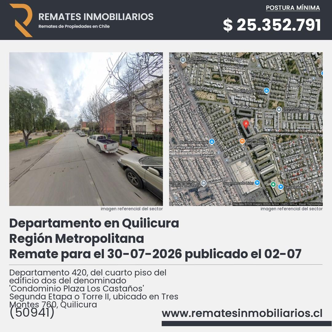Imagen ficha Departamento 420, del cuarto piso del edificio dos del denominado 