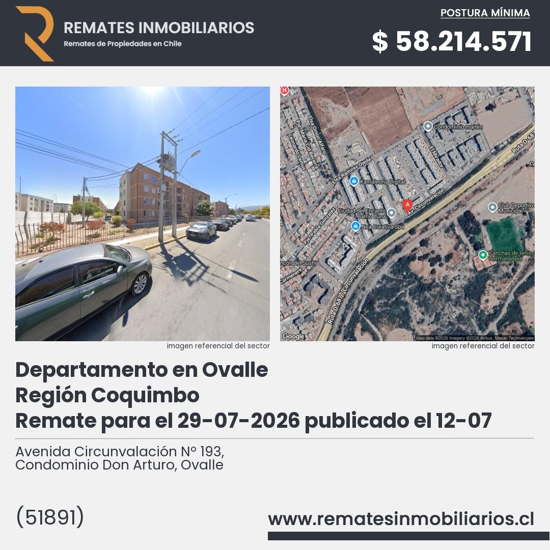 Imagen ficha Avenida Circunvalación Nº 193, Condominio Don Arturo, Ovalle