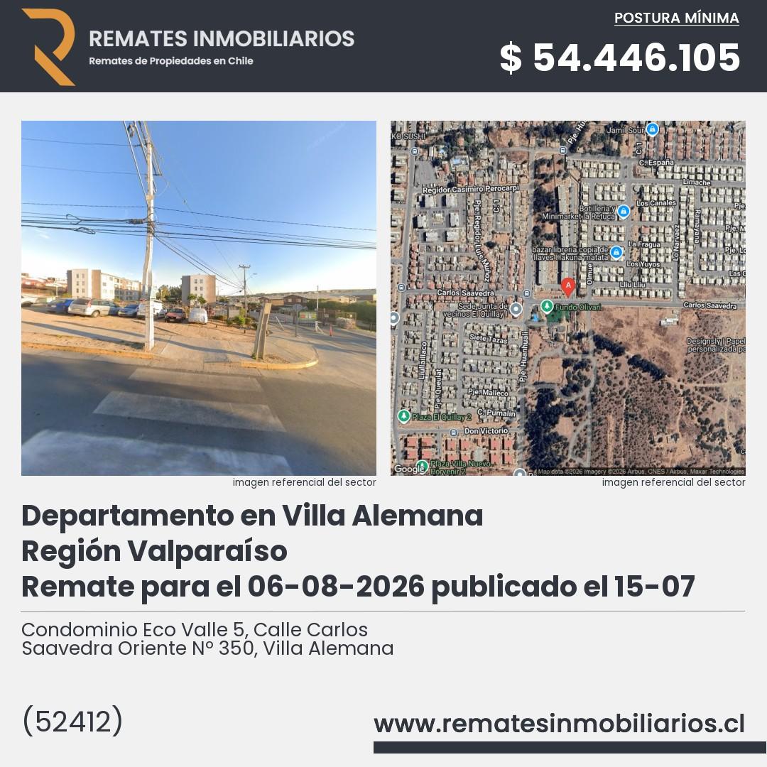 Imagen ficha Condominio Eco Valle 5, Calle Carlos Saavedra Oriente Nº 350, Villa Alemana