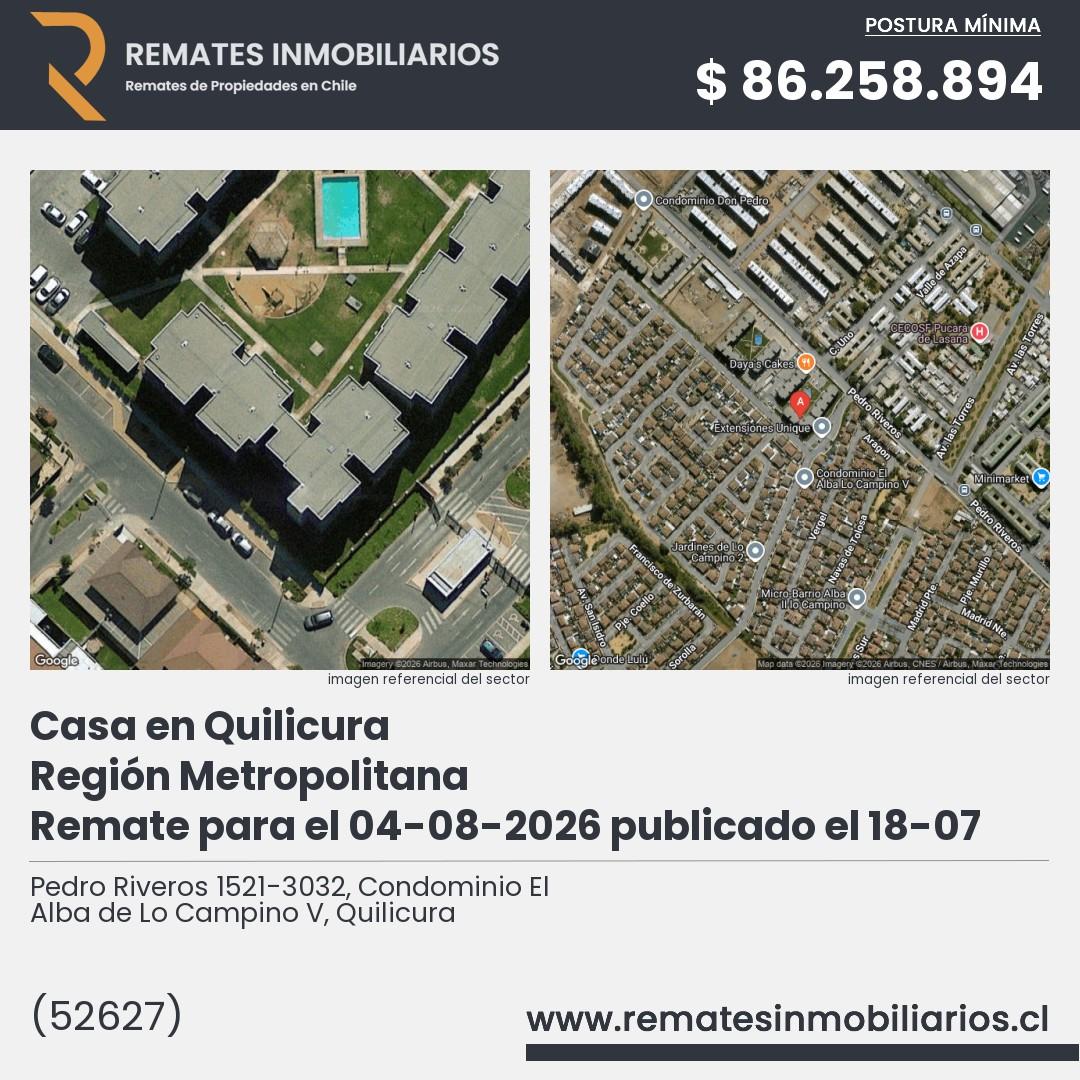 Imagen ficha Pedro Riveros 1521-3032, Condominio El Alba de Lo Campino V, Quilicura