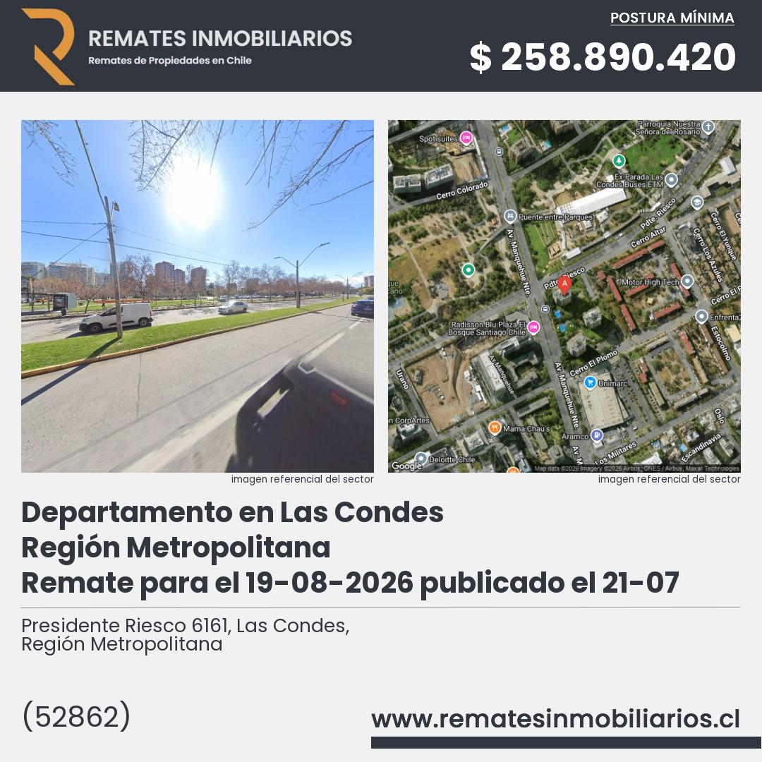Imagen ficha Presidente Riesco 6161, Las Condes, Región Metropolitana