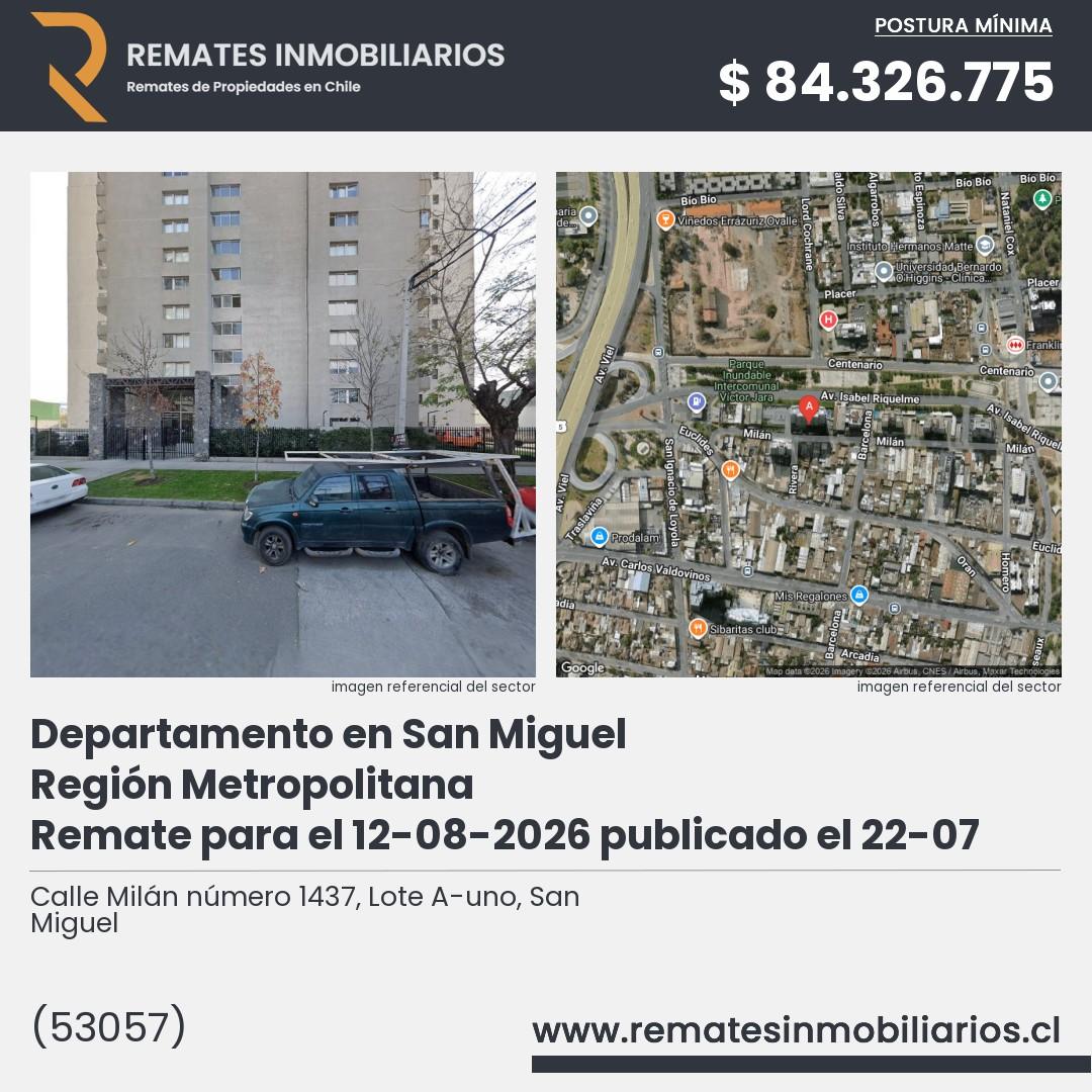 Imagen ficha Calle Milán número 1437, Lote A-uno, San Miguel