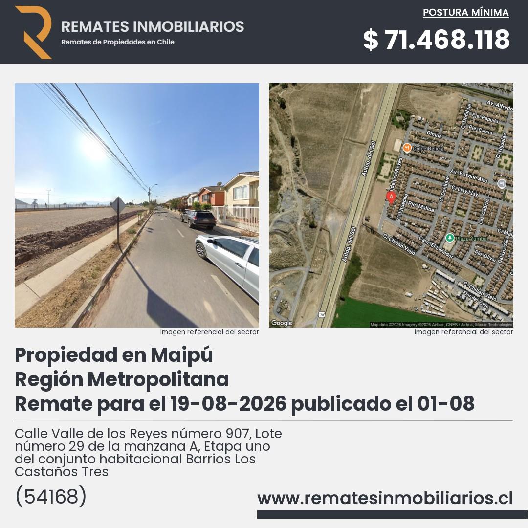 Imagen ficha Calle Valle de los Reyes número 907, Lote número 29 de la manzana A, Etapa uno del conjunto habitacional Barrios Los Castaños Tres