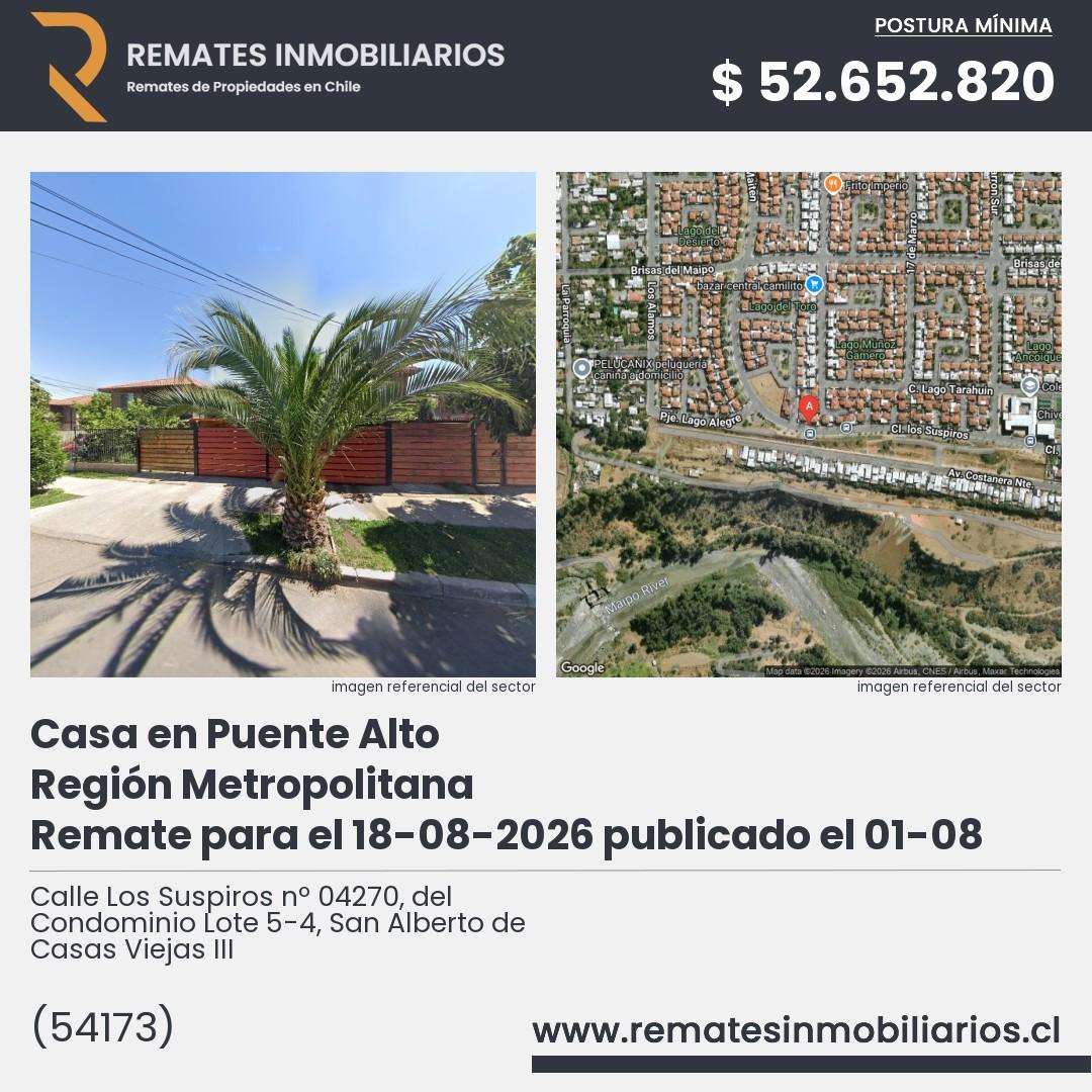 Imagen ficha Calle Los Suspiros nº 04270, del Condominio Lote 5-4, San Alberto de Casas Viejas III