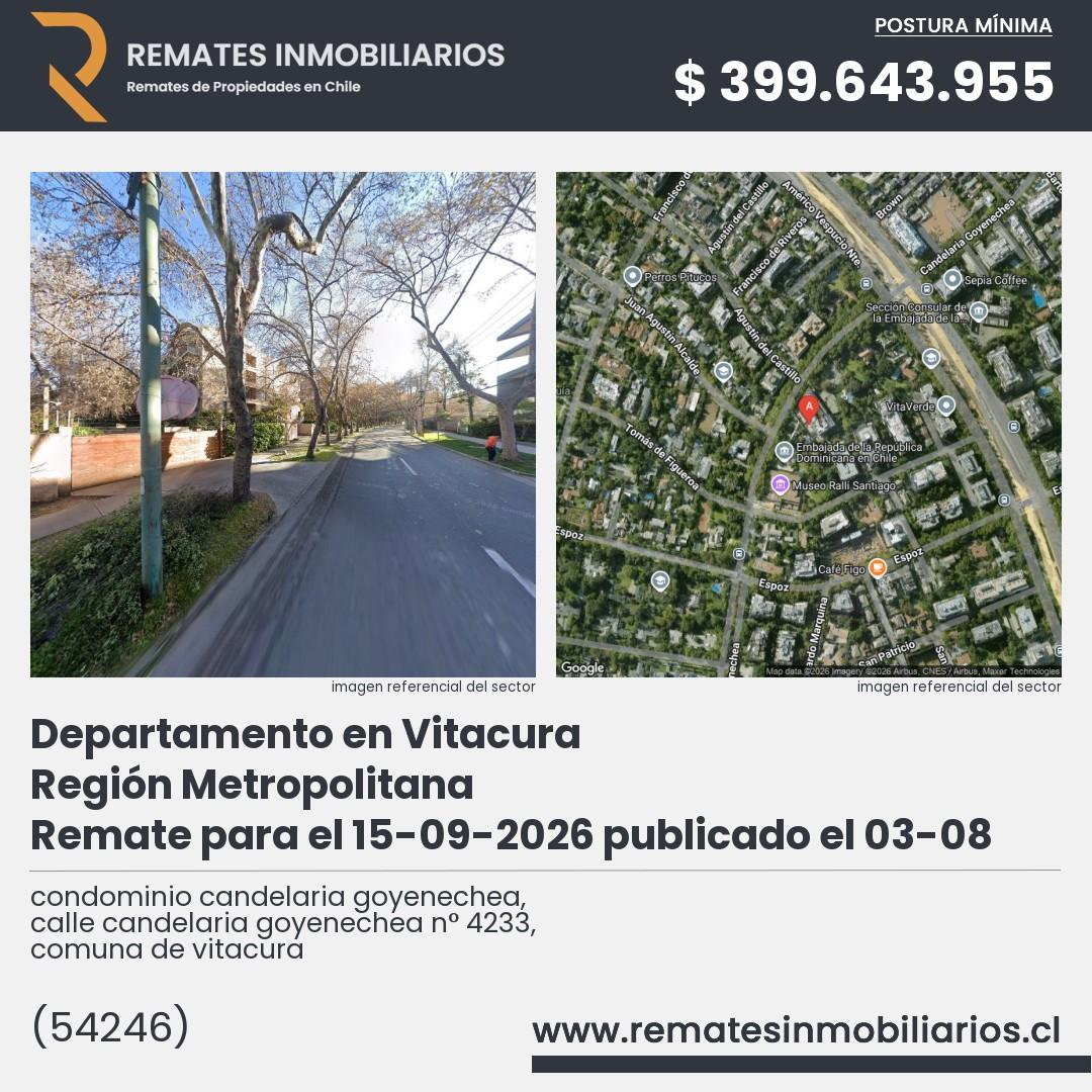 Imagen ficha condominio candelaria goyenechea, calle candelaria goyenechea n° 4233, comuna de vitacura