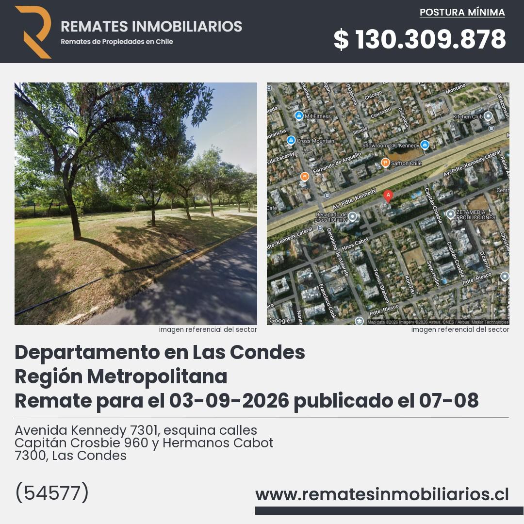 Imagen ficha Avenida Kennedy 7301, esquina calles Capitán Crosbie 960 y Hermanos Cabot 7300, Las Condes